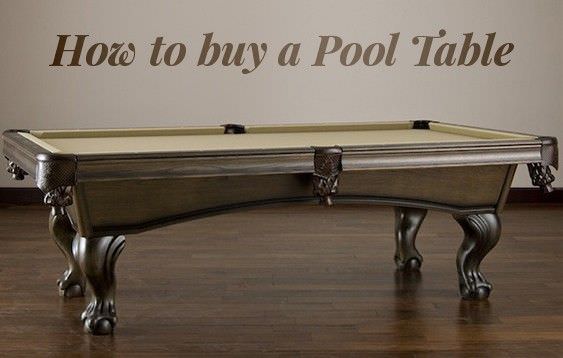 how to buy a pool table