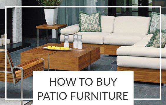 how to buy patio furniture