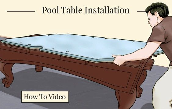 Pool table install