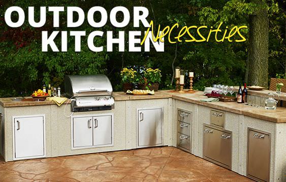 outdoor kitchen necessities