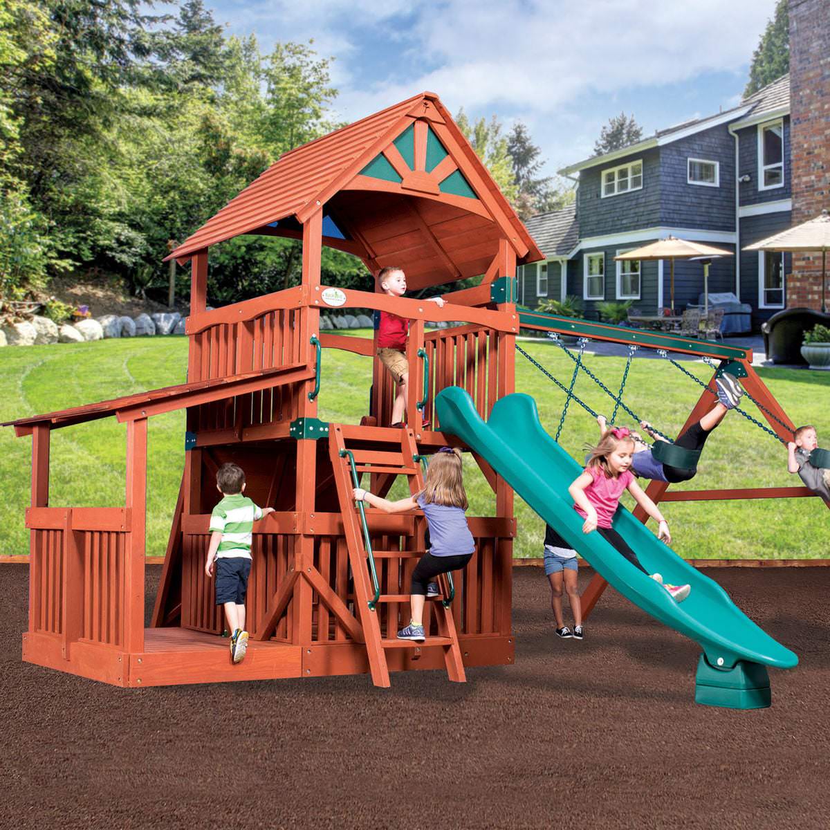 Adventure Treehouse with Slide