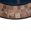 A Slate Tile Top Surrounds This Wood Burning Fire Pit for Your Outdoor Room