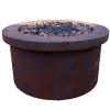 Urban Series Fiery Rust Fire Pit by Bay Pointe Outdoors