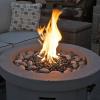Urban Series Storm Grey Fire Pit - LED by Bay Pointe Outdoors