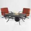 Nightfire Rectangle Fire Pit Table by Outdoor GreatRoom