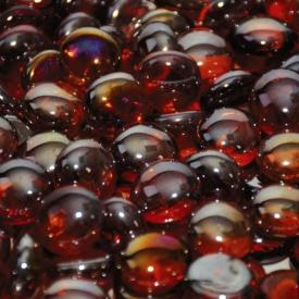 Sangria Luster Fire Beads by Leisure Select