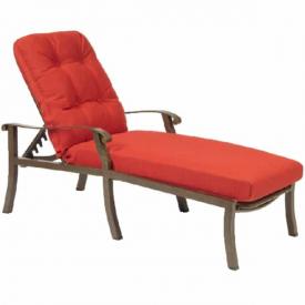 Cortland Cushion Chaise Lounge by Woodard