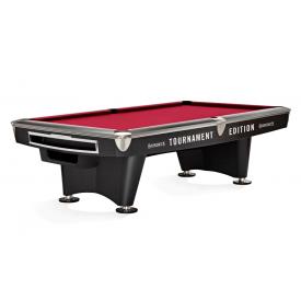 batch1 gold crown vi tournament 9 foot pool table  tournament edition matte black with nickel trim 1