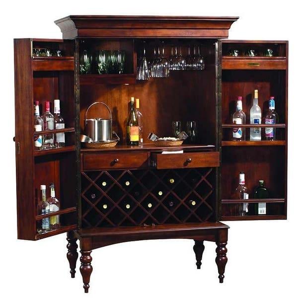 Cherry Hill Hide-A-Bar Upright by Howard Miller