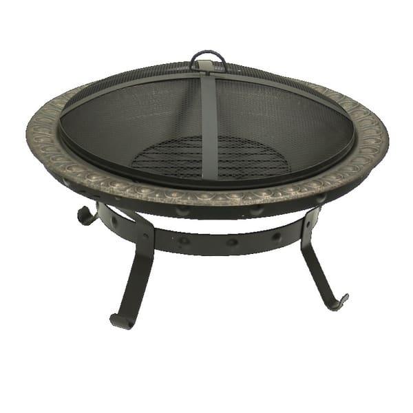 Antique Gold Wood Burning Fire Pit by Dagan Industries