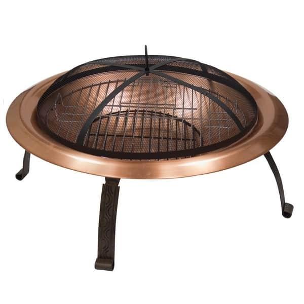 Copper Wood Burning Fire Pit by Dagan Industries