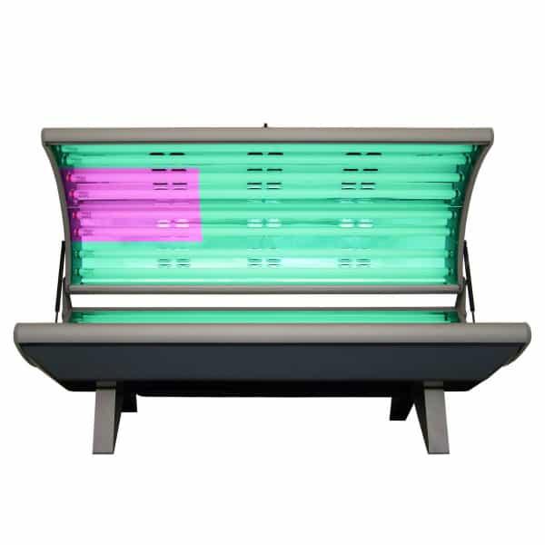 Enjoy bronze skin all year round with the Elite 16F tanning bed by ESB