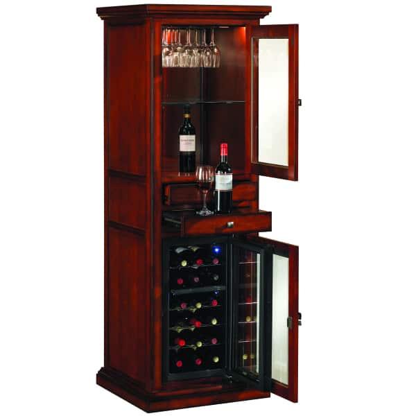 A Wine and Spirits Cabinet Adds Just the Right Touch of Class to Any Basement Bar Room, Living Area  or Game Room.