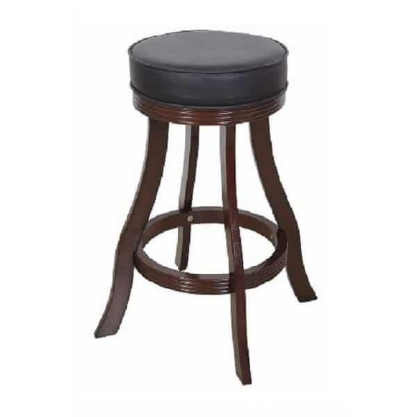 Backless Bar Stool - Cappuccino by R.A.M. Game Room