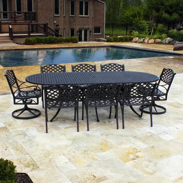 Cast Patio Furniture Inspired By Classic Designs - Create a Marvelous Outdoor Dining Room!