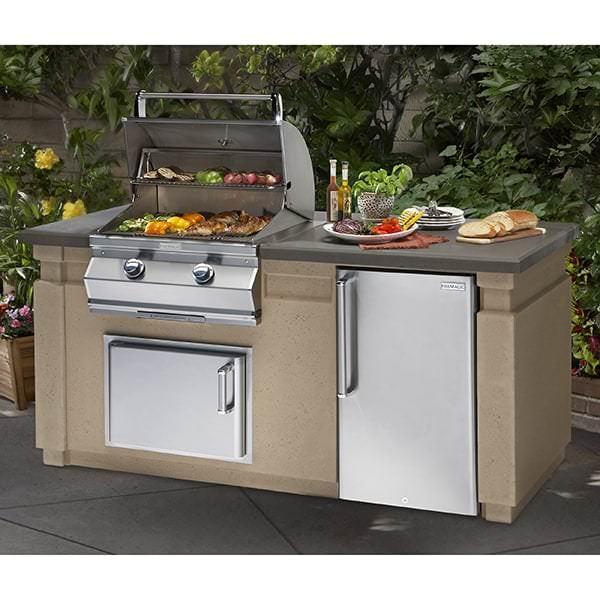 A Quick Outdoor Kitchen Grill Island Kit - Simple & Easy To Install