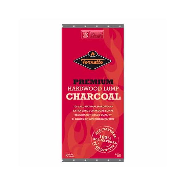 Premium Hardwood Lump Charcoal by Fornetto