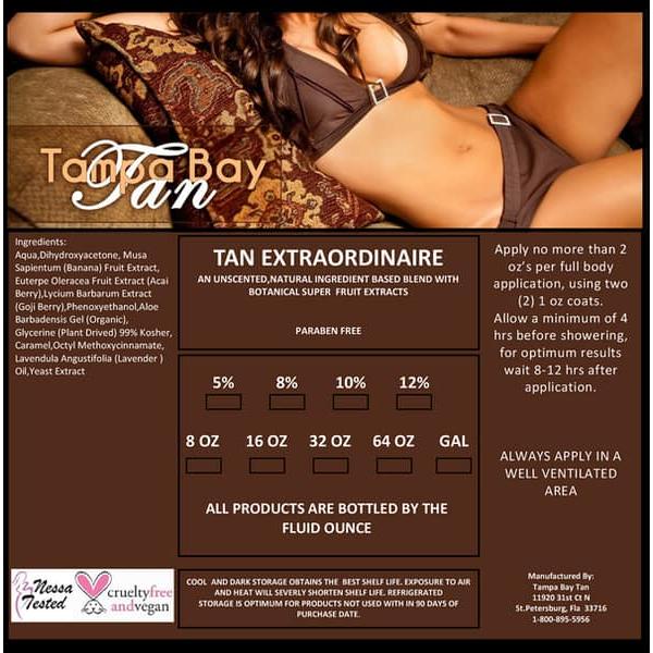 Tan Extraordinaire Spray Tan Solution by Tampa Bay Tan