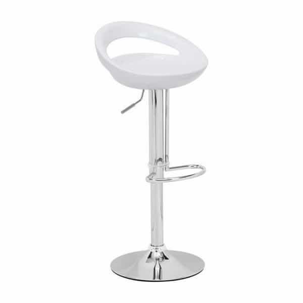 Tickle Bar Stool - White by Zuo Modern