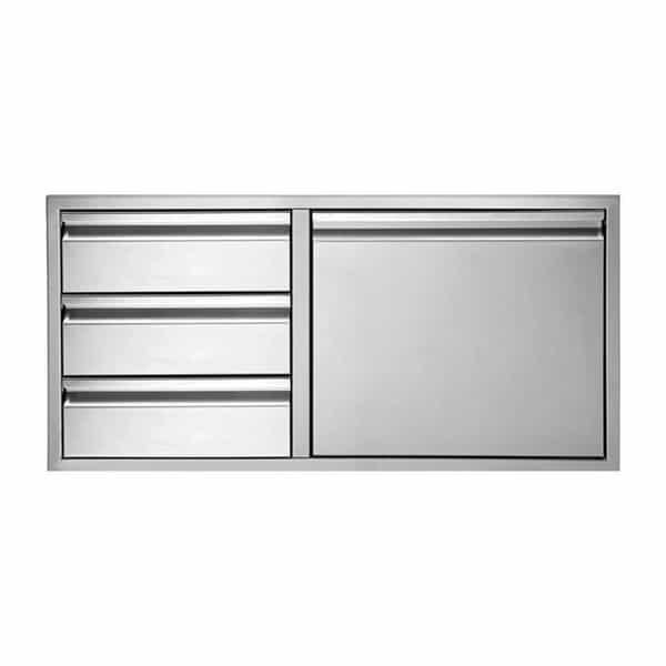 30" Three-Drawer-Door Storage Combo by Twin Eagles Grills