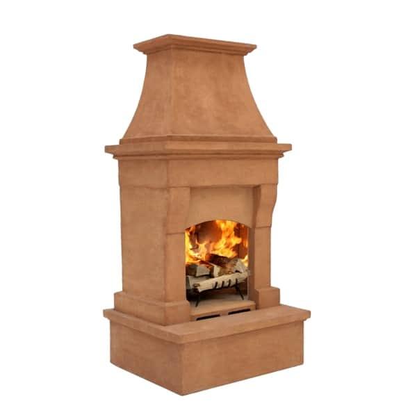 Oxford Wood Burning Outdoor Fireplace by Leisure Select