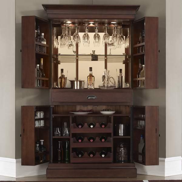 Francesca Wine & Bar Cabinet by American Heritage