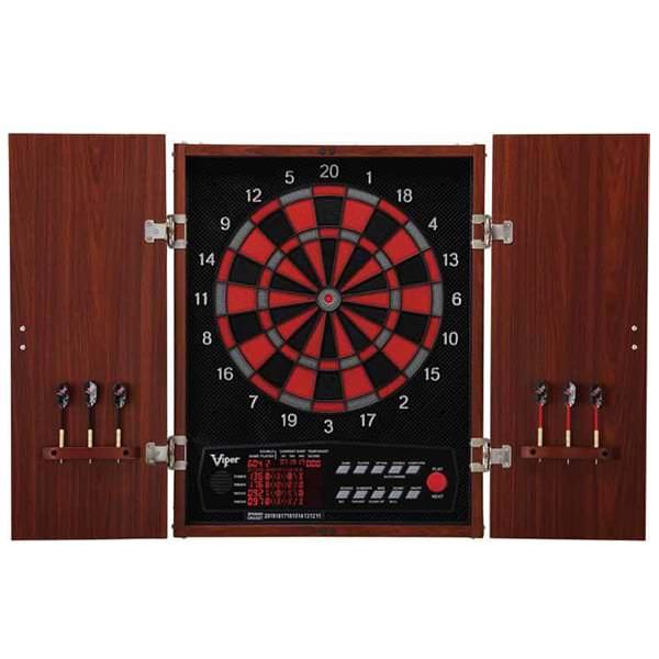 Neptune Electronic Dartboard with Cabinet by Great Lakes Darts