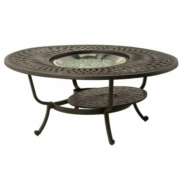 Mayfair 48'' Round Fire Pit Table by Hanamint