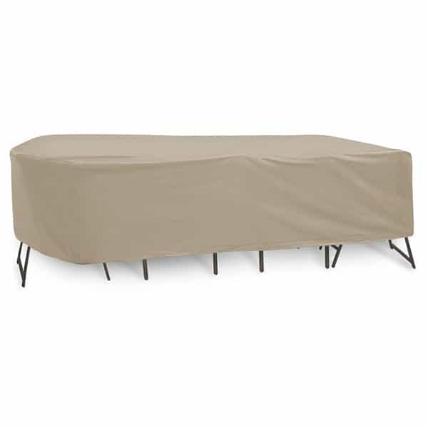 60'' - 66'' Oval Rectangle High Back Dining - Winter by Protective Covers Inc