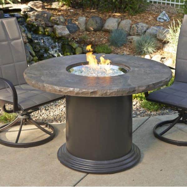 Colonial Fire Pit Table - Dining Marbleized by Outdoor GreatRoom