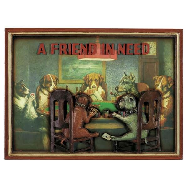 A Friend In Need Wall Art by R.A.M. Game Room