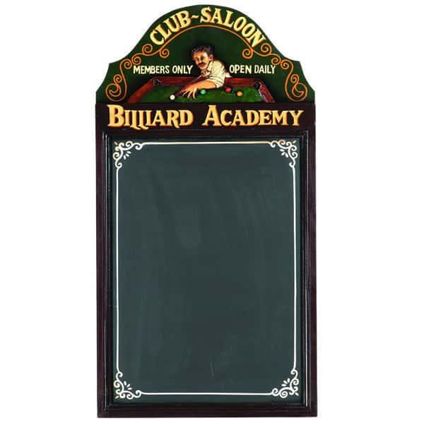 Billiard Academy Chalkboard by R.A.M. Game Room