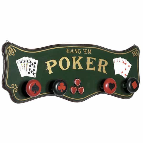 Poker Coat Rack by R.A.M. Game Room