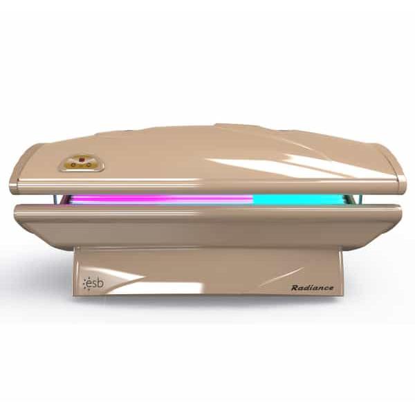 Receive bronze skin all year round with the Radiance 32 tanning bed by ESB