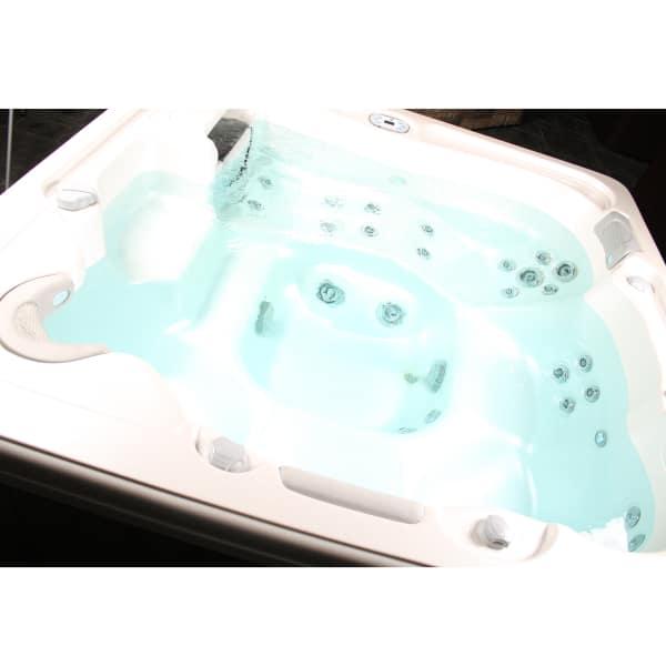 Squared Spa with Lounge Seat, Waterfall & Luxury Add-Ons