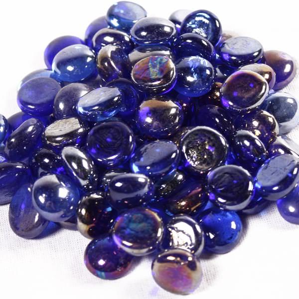 Royal Blue Luster Fire Beads by Leisure Select