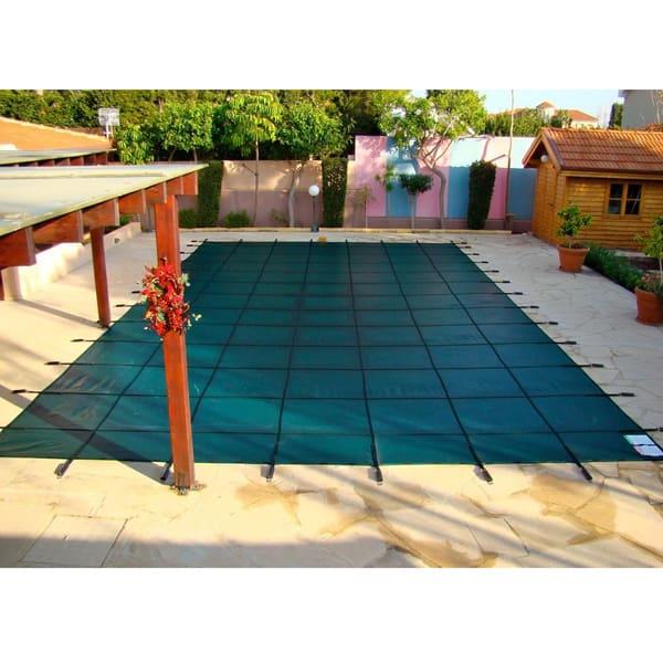 Rectangle Safety Cover - Green Solid by Coverlon