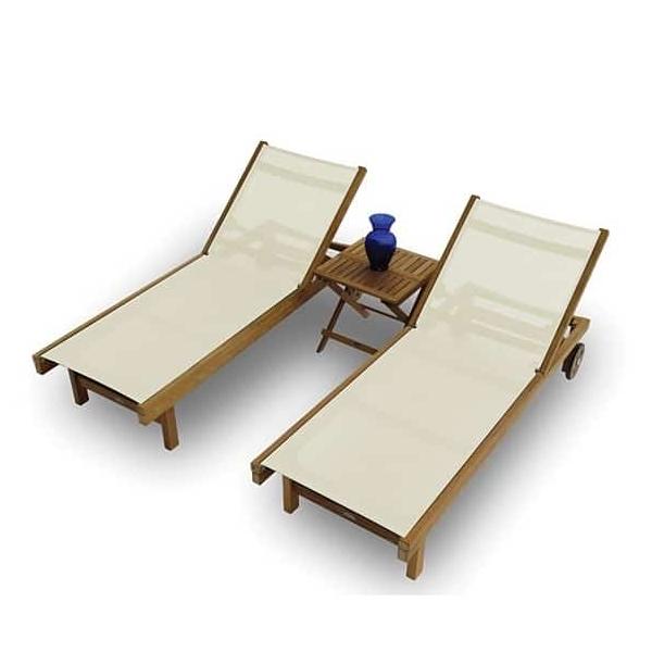 SunDaze Chaise Lounge by Royal Teak Collection