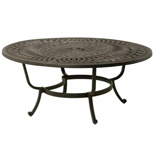 Berkshire 48" Round Gas Fire Pit Table by Hanamint