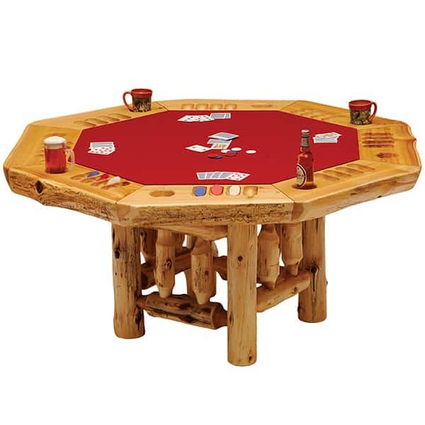 Cedar Poker Table by Fireside Lodge Furniture