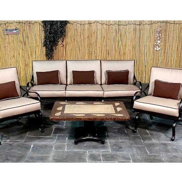 Extra Large Cushioned Thick Deep Seating Set