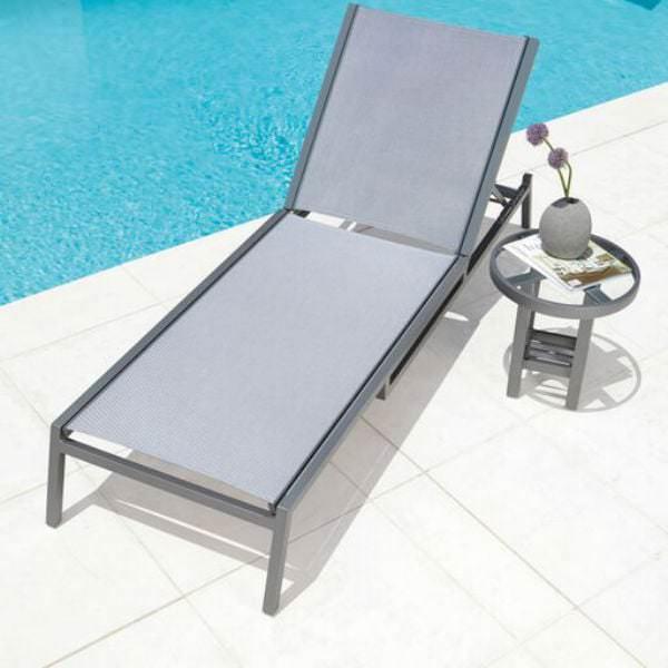Palm Coast Sling Chaise Lounge by Woodard