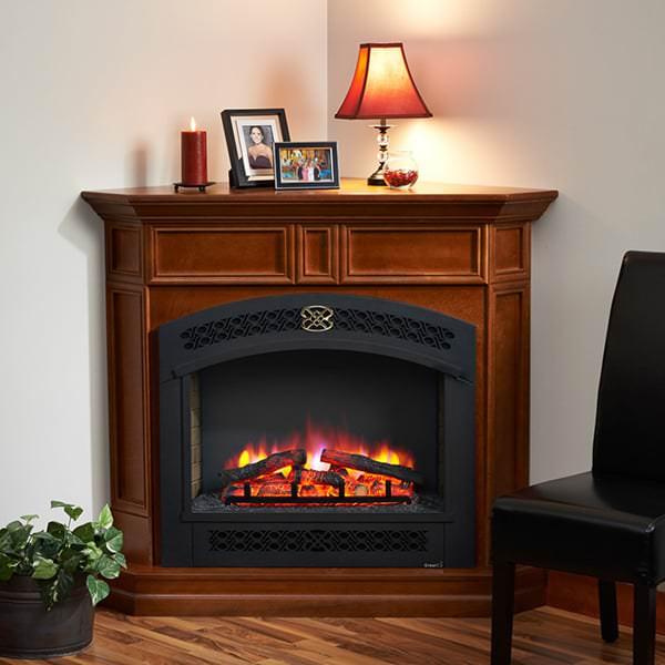 Columbia Corner Cabinet Fireplace by Outdoor GreatRoom