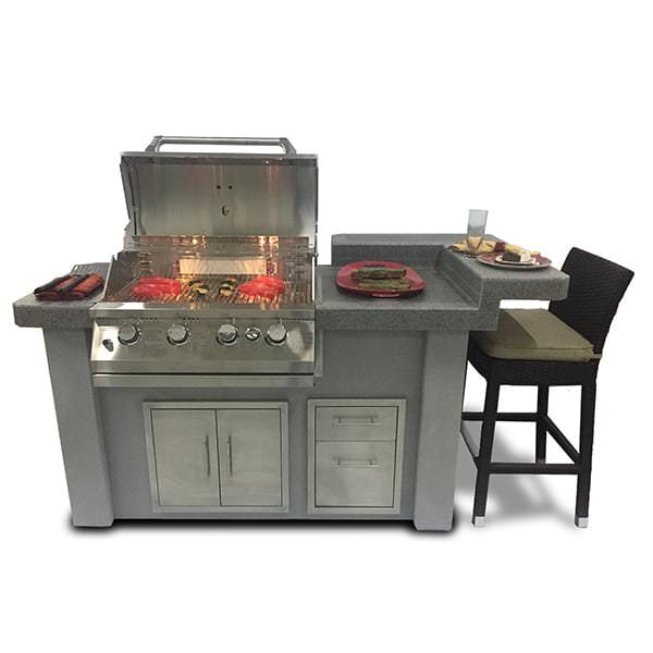 Biscayne Series KD Kitchen 77’’ by Bay Pointe Outdoors