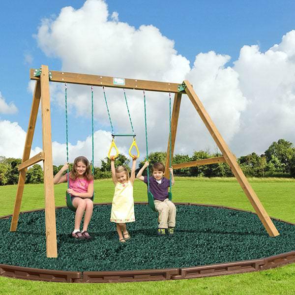 Classic with Swing Beam Wooden Swing Set