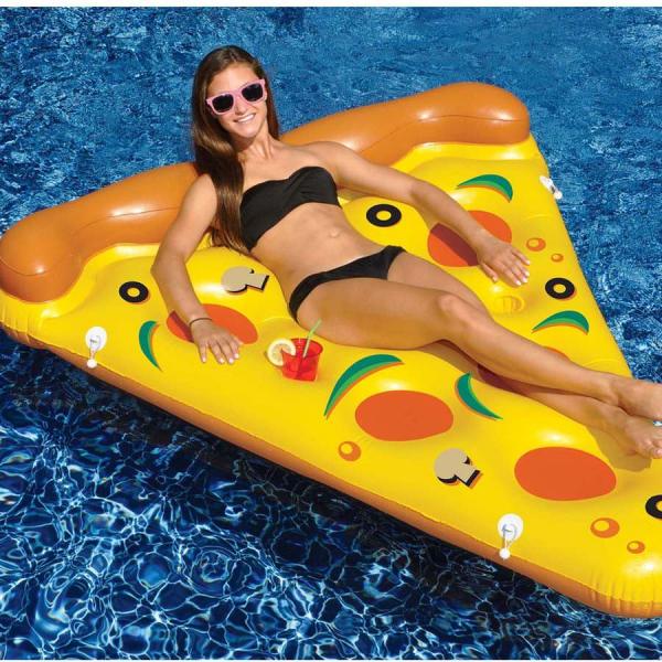 Pizza Slice Inflatable Pool Lounge
