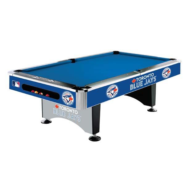 baseball blu jays pool table