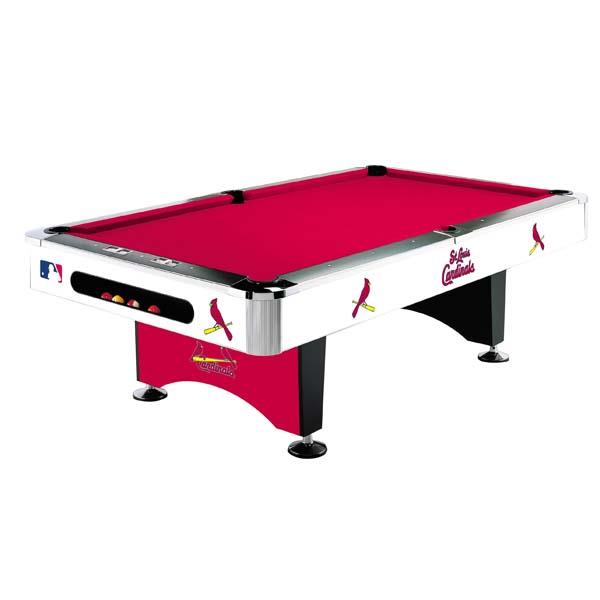 baseball cardinals pool table