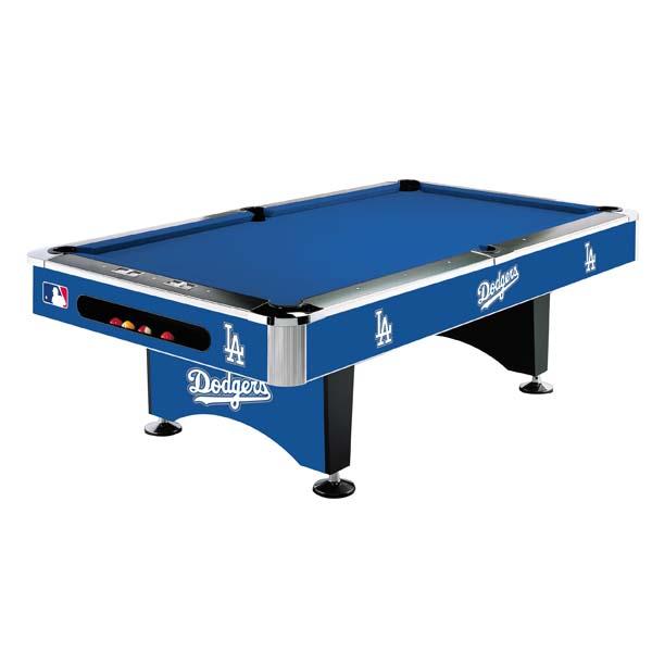baseball dodgers pool table