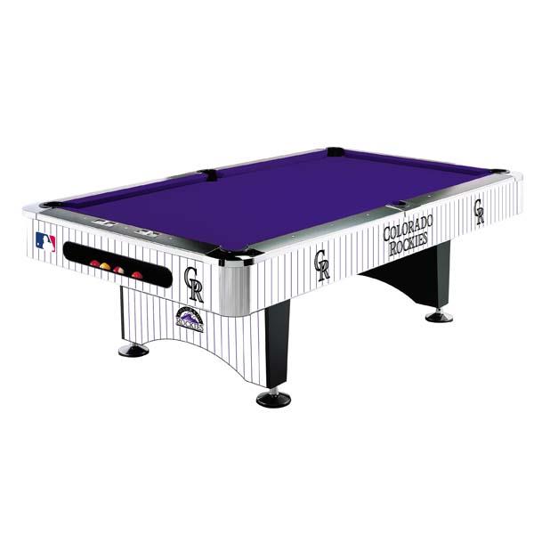 baseball rockies pool table